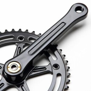 Alternative view of 【BLUELUG】RMC track crank set (all black)